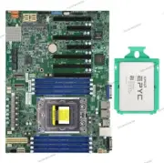 Supermicro H12SSL-i ATX Server Motherboard + AMD EPYC 7F32 8 Core CPU Processor