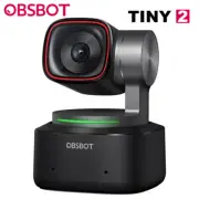 OBSBOT Tiny 2 4K HD Webcam Voice Control PTZ AI Tracking Multi-mode & Auto Focus