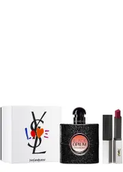 Yves Saint Laurent Ysl Black Opium Eau de Parfum and Lipstick Gift Set 50ml 50ml