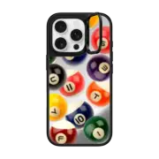 iPhone 16 Pro Mirror Ring Stand Case MagSafe Compatible Billiard