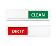 Clean Dirty Dishwasher Magnet Indicator Sign w/ Non Scratch Magnetic Backing