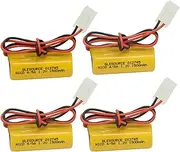 GLESOURCE 1.2V 1500mAh Emergency Lighting Replacement Battery - Replaces Thomas & Betts 012745 (4 Pack)
