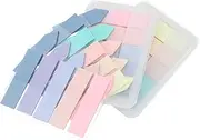 DOITOOL 6Sets Practical Colored Reading Strips of Portable Sticky Sentence Markers for Office School and Home Use Reusable Highlight Tabs for Annotating and Indexing