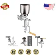 Hand Operated Grain Mill Grinder - Adjustable Corn & Coffee Grinder for Kitchens