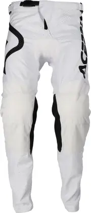 Acerbis MX Vented, textile pants , color: White/Black , size: 28