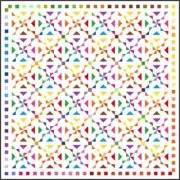 WHIMSY - 101" x 101" - Pre-cut Quilt Kit by Quilt-Addicts Large Queen*