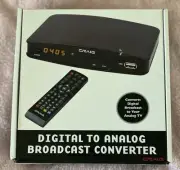 Craig Digital to Analog Broadcast Converter with Remote Control CVD509