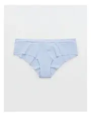 [Aerie] Smoothez No Show Lace Cheeky Underwear in Eyelet Blue