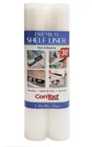 Con-Tact Brand Premium Non-Adhesive Shelf and Drawer Liner, 2-Roll