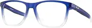 [Oakley] OX8163 Eyeglasses Bundle: OX 8163 CENTERBOARD 816311 Matte Clear Crystal Blue Fade/Demo Lens and Eyewear Cleaning Kit, Matte Clear Crystal Blue Fade / Demo Lens