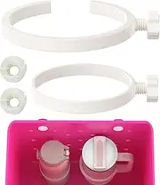 Compact Tote Drink Holder, Quick-Access Beverage Charm, Bag Cup Holder Attachment, 10 x 10 x 1.5 cm Portable Accessory for Travel, Picnics, Outdoor Outings, and Everyday Use