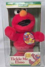 VINTAGE 1996 TICKLE ME ELMO SESAME STREET BY TYCO BRAND NEW IN BOX!! NOS AFA 75
