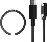 Accessory Kit for PLAUD Note AI Digital Voice Recorder with 60cm Magnetic USB Charging Cable, Magnetic Ring and USB Type-C Adapter