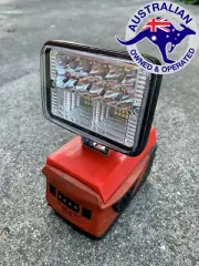 22V Li-ion LED Work Light Torch Workshop Flashlights Camping for Hilti Battery