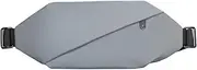 [Generic] Men Outdoor Sports Running Jogging Waist Bag Man Fanny Pack Stylish Cross Body Belt Waist Bag for Men(Light Gray)