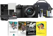 [Sony] Alpha 6700 APS-C Interchangeable Lens Hybrid Mirrorless with 16-50mm Lens, High-Performance Photography for Enthusiasts Bundle with Editing Software, SD Card, Bag, Mug and Accessories (8 Items)