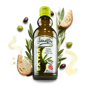 Costa dOro 高士達 特級冷壓初榨橄欖油+橄欖油擠壓瓶(500ml+500ml)[買1送1] 蝦皮直送