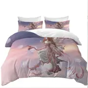 Day Break Fantasy Artwork Sunset Sky Fairy Quilt Cover
