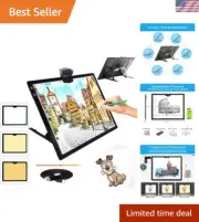 A3 Light Pad, Rechargeable Light Board for Diamond Painting, Tracing Light Bo...