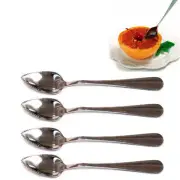 4 Grapefruit Long Spoon Thick Stainless Serrated Edge Dessert Citrus Fruit