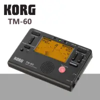 在飛比找Yahoo奇摩購物中心優惠-KORG TM-60調音節拍器/功能齊全/黑