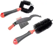 Outanaya 3 1 Bike Chain Brush Chain Cleaner Motorcycle Chain Cleaning Tire Cleaner Bike Chain Scrubber Tyre Cleaner Red