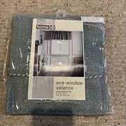 Target Home Window Valance - 54 X 16 inches Long - Blue Charleston NEW