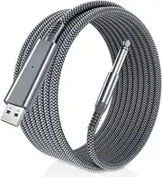 Elebase USB Guitar Cable 3M,1/4 Inch TS Instrument Cord,USB A to 6.35mm Male Jack Stereo Audio Interconnect Wire Line for Electric Guitar,Bass,Keyboard,Mixer,Amplifier,Amp,Speaker,Equalizer,10 Feet FT