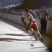 Hockey Detroit Red Wings Norm Ullman in action during game 1 1 196- Old Photo