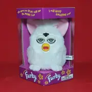 VTG Electronic White Furby Snowball Model 70-800 Tiger 1998 NIB