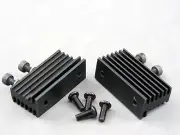 UNKNOWN 1/10 BLACK Finned Engine Mounts may fit Tamiya TGX TG10R TGR TG10 Mk1-2?