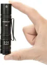 Rechargeable Flashlights 1200 Lumens EDC Flashlight, AA Pocket Flashlight High L