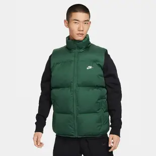 【NIKE 耐吉】背心 男款 運動背心 羽絨背心 AS M NK CLUB PUFFER VEST 綠 FB7374-323