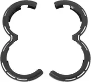 1 Set Drone Propeller Guard Protector Accessories Drone Gimbal Protective Anti-Collision Ring Cover Compatible with DJI Avata 2 Black