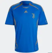 Adidas Juventus 2022 TeamGeist jersey Jeep Italy Blue Small soccer football NEW