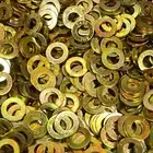 (500) 5/16" F436 Structural Flat Washer Grade 8 Thru-Hardened SAE Yellow Zinc