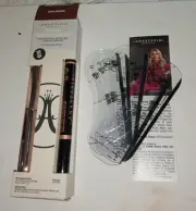 Anastasia Beverly Hills Brow Beginners Kit DARK BROWN Definer, Gel & Stencils