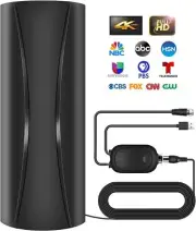 1200+ Miles Range TV Antenna, Digital TV Antenna Indoor with Amplifier and Si...
