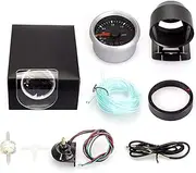 SKMWLMRAJ White Light Digital 60mm Turbo Boost Gauge Water Temperature Oil Temp Oil Press Gauges ext Temp Auto Gauge Meter Sensor npt 1/8 Boost Meter(Boost Gauge)