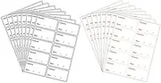 SEWACC 200pcs Removable Food Storage Stickers Freezer Food Labels for Jars and Containers for Organizing Refrigerator Items