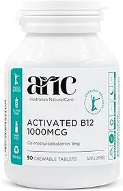 Australian NaturalCare - Everyday Health - 1000mcg Activated B12 Tablets (90 Count)