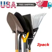 Wall Mounted Garage Organizer Garden Tool Storage Rack Heavy Duty Hanger Holder