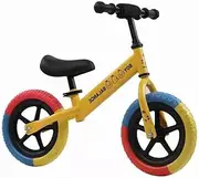 Toddler Balance Bike, Pedal-Less Child Balance Bike with Adjustable seat and Handlebars, Toddler Riding Toy from 18 Months to 5 Years Old, Pedal-Less Bike, Colorful EVA Foam Tires.
