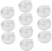 CORHAD Dishwasher Roller Parts 10pcs Plastic Rack Wheels Kit for DIY Repair Replacement