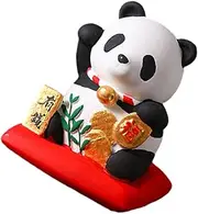 Stone Ornaments Panda Scent Diffuser Car Essential Oil Fragrance Diffuser Home Decorative Car Figurine