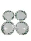 Noritake Blue Orchard 6695 Cook'n Serve Set of 4 Salad Plates