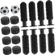 GANAZONO 1 Set Foosball Table Handle Set Ergonomic Grips Toothed End Caps Replacement Handles End Caps Soccer Balls for Family Fun Office Leisure