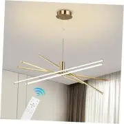 35.4in Modern Chandelier LED Gold Pendant Light Sputnik Chandelier Dimmable