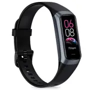 Fitness Tracker with Heart Rate, Step Counter, Sleep Monitor, Calorie Black