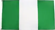 Nigeria Flag 3' x 5' - Nigerian Flags 90 x 150 cm - Banner 3x5 ft Light Polyester - AZ FLAG